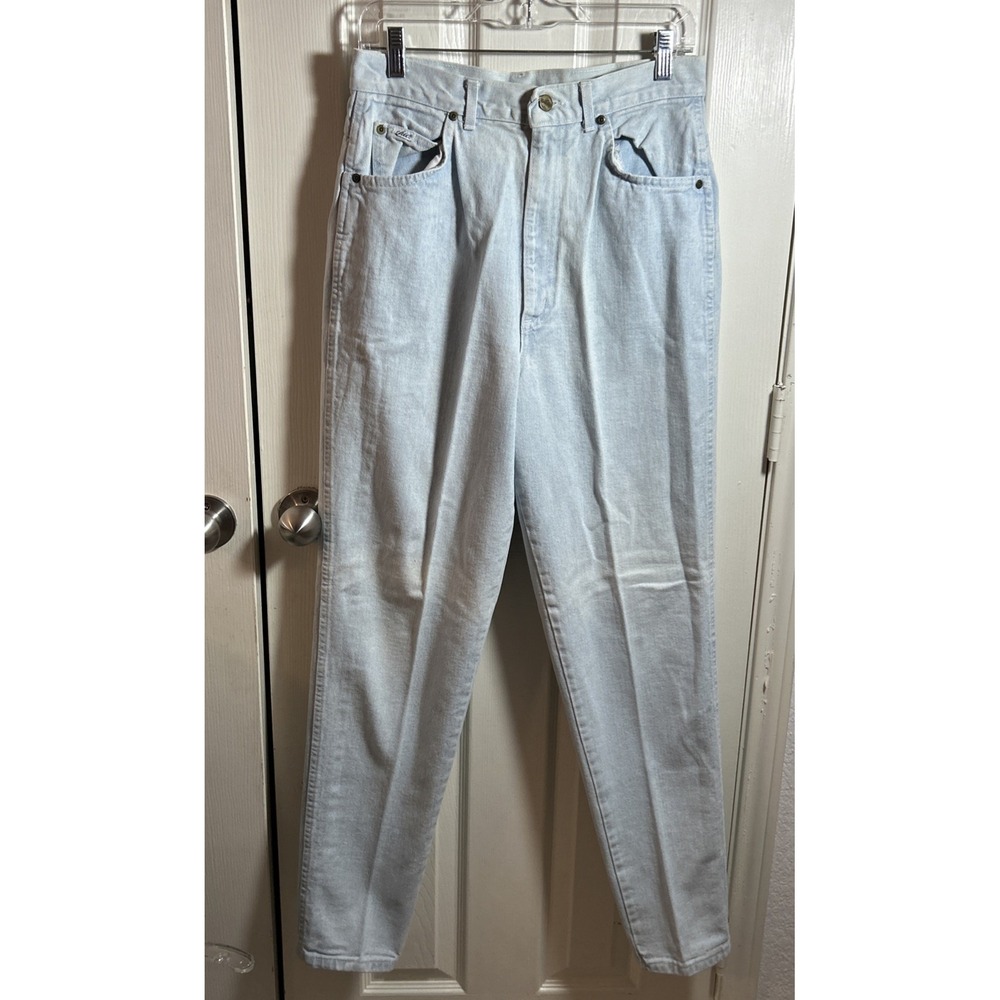 Vintage Chic Jeans Womens 14 Tall Light Wash‎ Blue Denim Cotton USA Outdoor